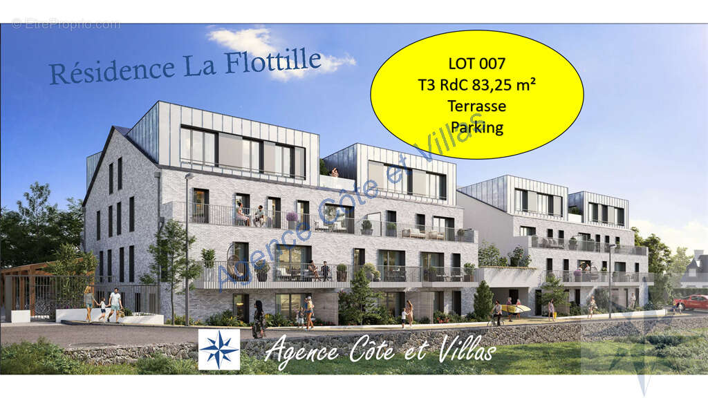 A 100 m du Port de Dahouët. T3 en rez-de-jardin - photo 2