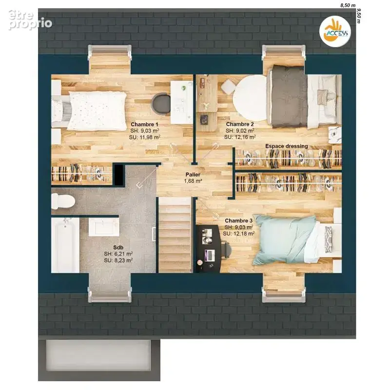 Maison 5 pièces 78 m2 - photo 8