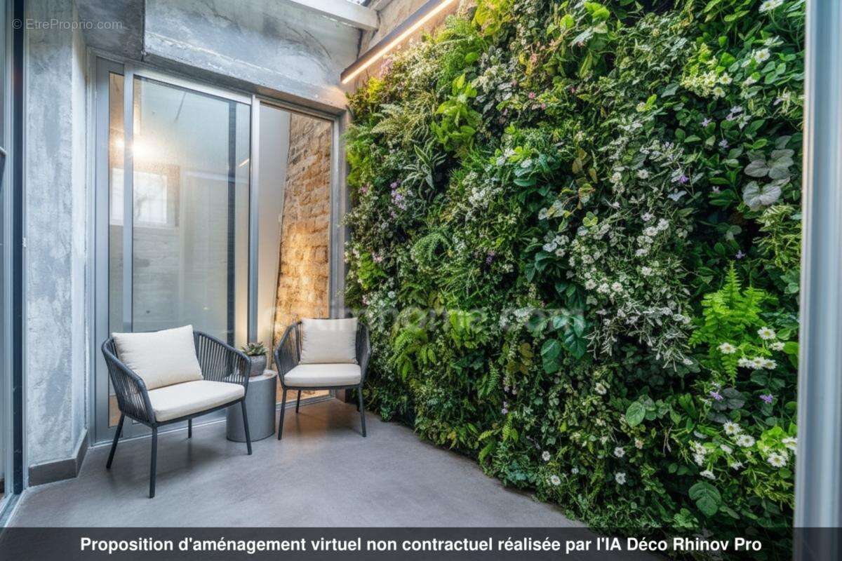 loft avec verrière et patio interieur à vendre 8 pièces 3 chambres - photo 2