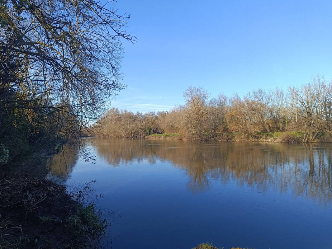 autre point de vue sur la rivière - Maison à SAINT-SEURIN-SUR-L'ISLE