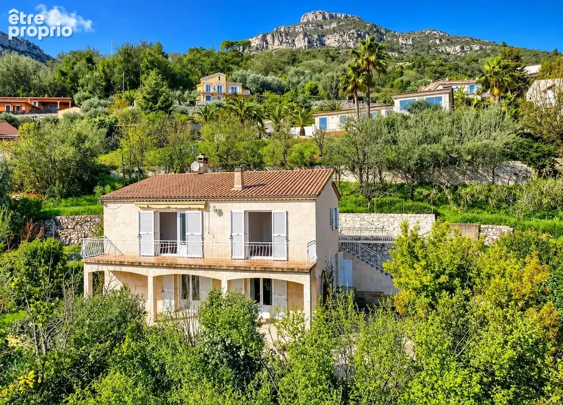 Alpes maritimes (06) - saint jeannet a vendre maison individuelle sur terrain cloture de 1162 m² - photo 1