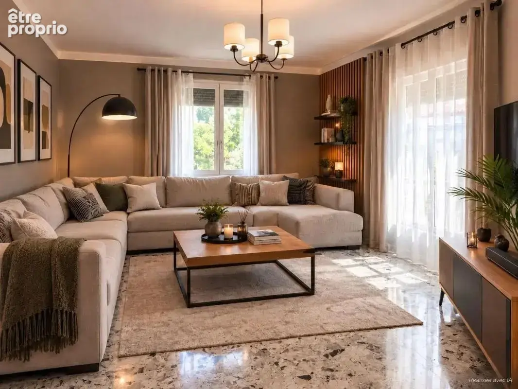 Maison de 160 m2 avec jardin de 844m2 au calme À Vendre - photo 8