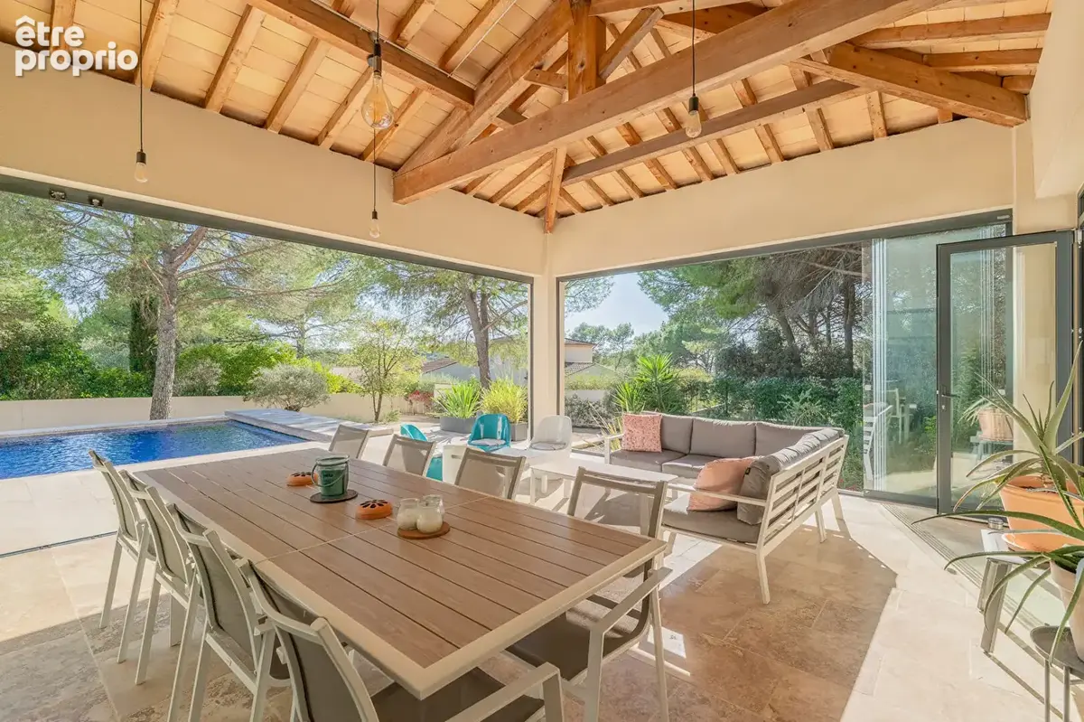 À 20 min de nîmes  elegante villa contemporaine, piscine à débordement et t2 indépendant - photo 8