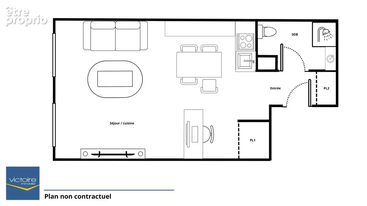 Studio au dernier étage avec ascenseur - Montchat - photo 8