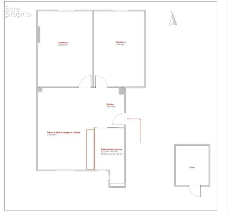 Paris 18 - Proche place de Clicly - Vente T3 - photo 8