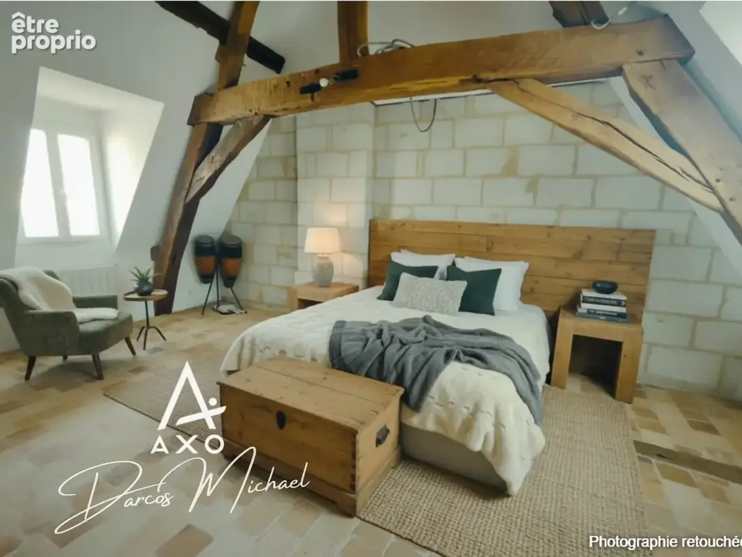 Immeuble de caractère  ~375 m²  Maison principale, 3 appartements loués, local professionnel  Beaufort-en-Anjou - photo 19