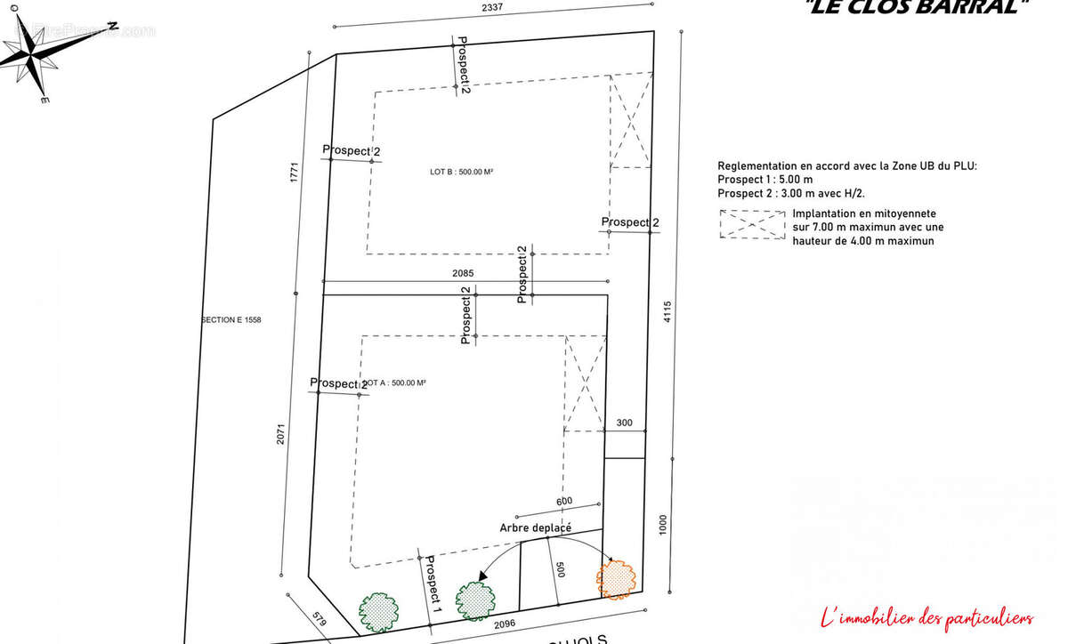 Terrain 500 m² à Vendemian  - photo 4