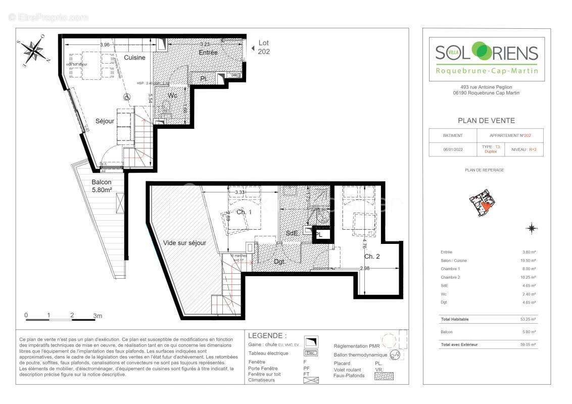 Appartement à ROQUEBRUNE-CAP-MARTIN