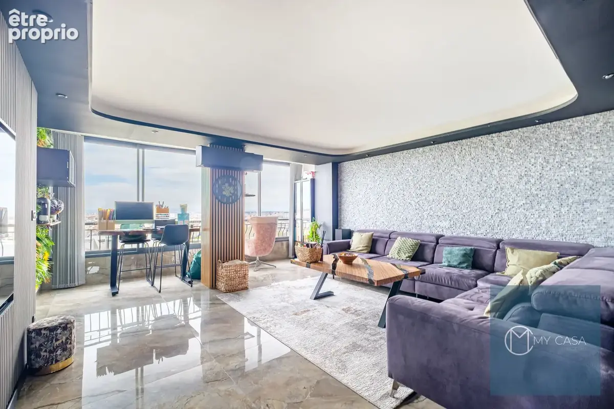 T3 de 70 m2 avec vue panoramique sur Lyon - photo 2