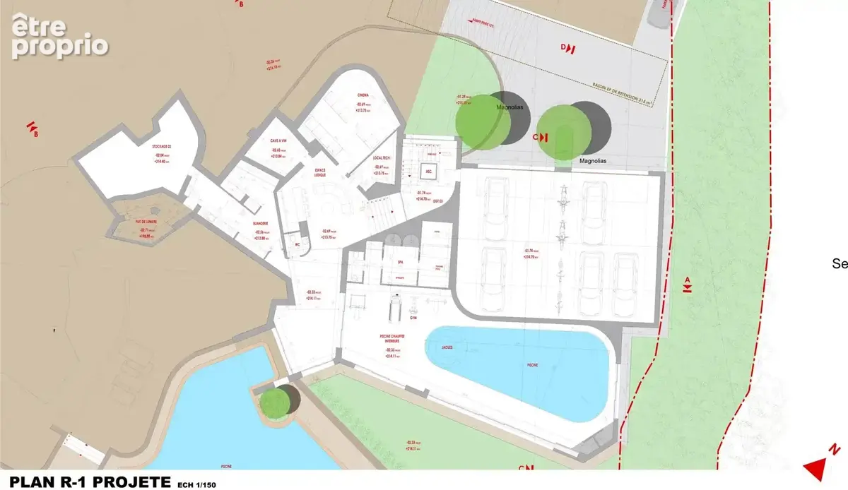 Mougins - Le Parc: 10.046 m2 terrain avec Villa 327 m2 ou Villa neuf 1040 m2 avec piscine au calme - photo 7