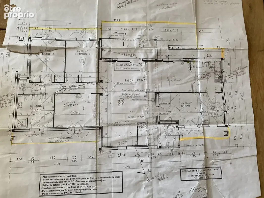 maison de plein pied sur ARVEYRES sur 2123 m2 de terrain plat - photo 5