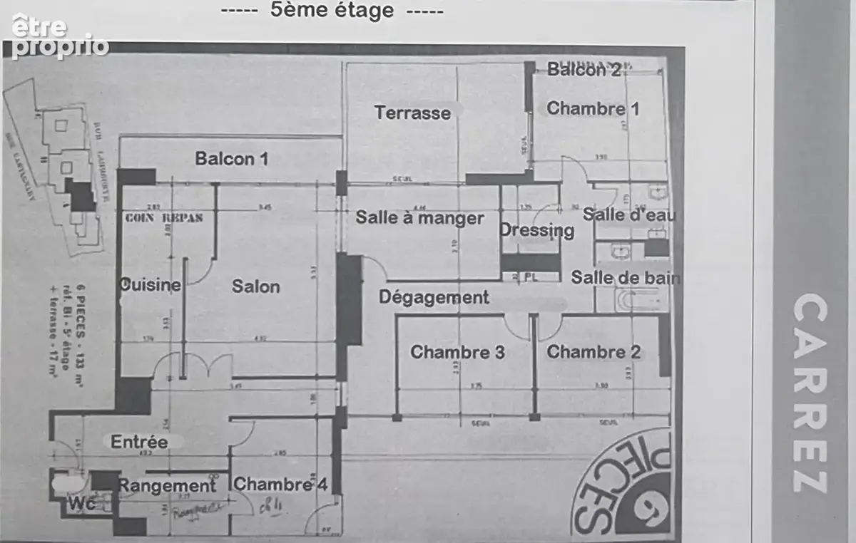 Paris 15e – Rue Labrouste : Un potentiel d'exception de 132 m² au 5e étage avec terrasse, balcons et box ! - photo 22