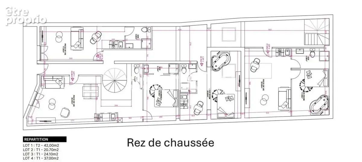 Appartement 10 pièces 244 m² à vendre à Bergerac (24100) - photo 3