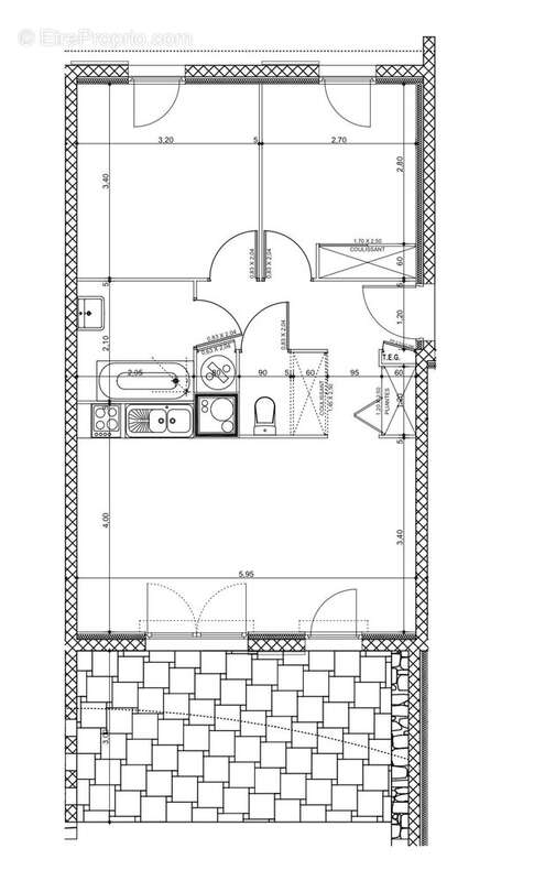 Plan - Maison à BONIFACIO
