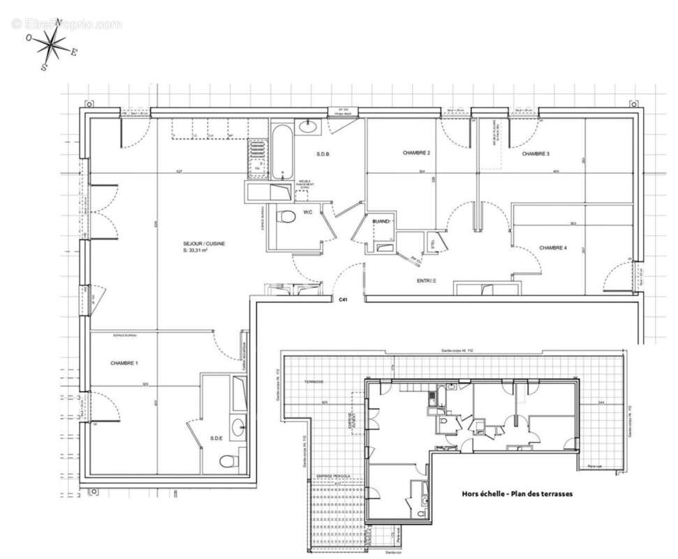 Appartement Challes Les Eaux 5 pièce(s) 102.15 m2 - photo 17