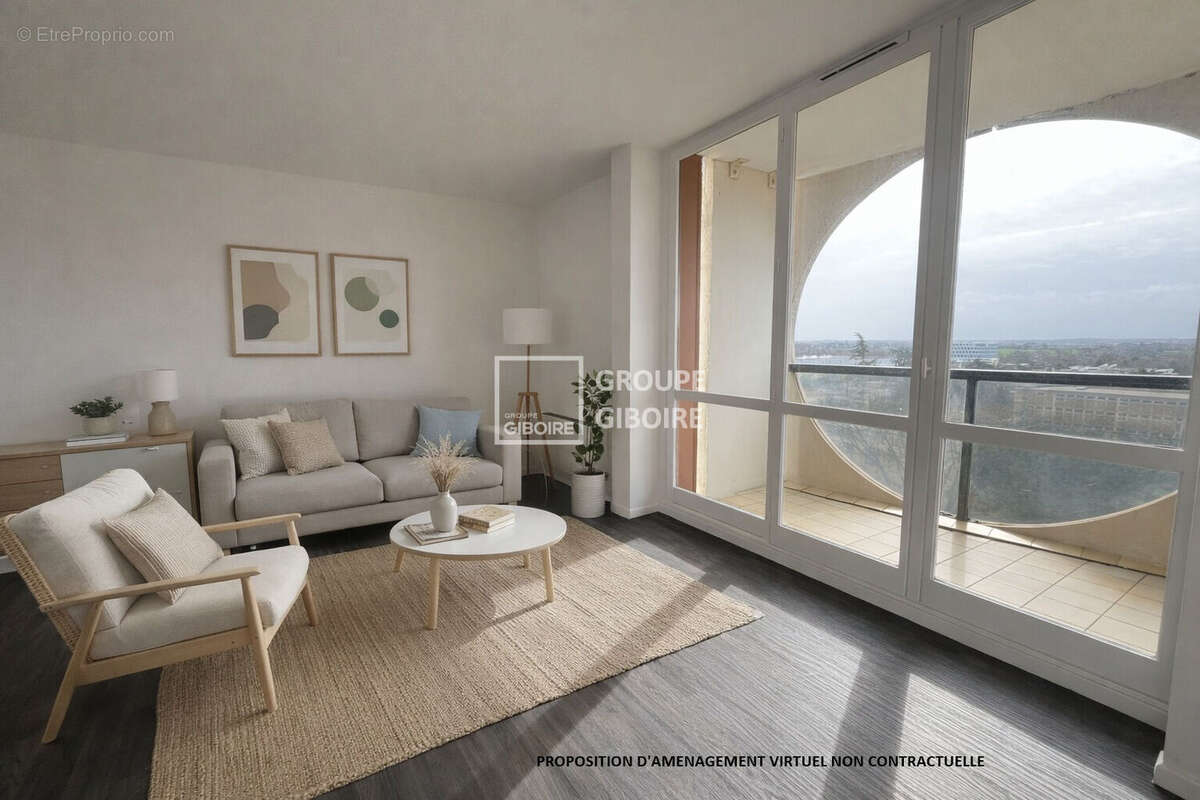 À vendre - Agence Giboire *EXCLUSIVITE* Appartement 4 pièces avec balcon à Rennes Brequigny - photo 3