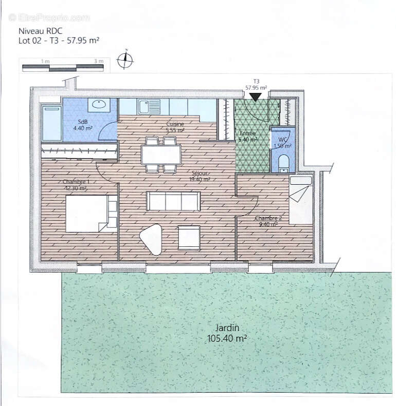 Appartement à MARSEILLE-11E