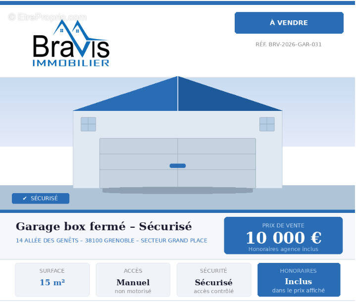 Parking à GRENOBLE