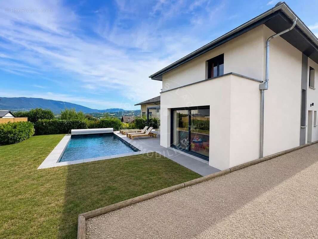 Lovagny – a vendre villa contemporaine avec piscine - photo 5