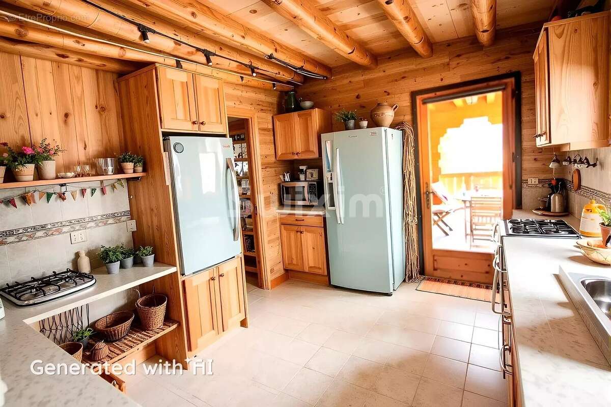 À vendre – Chalet en madriers 4 pièces avec terrasse panoramique – Habère-Lullin (Vallée Verte) - photo 11