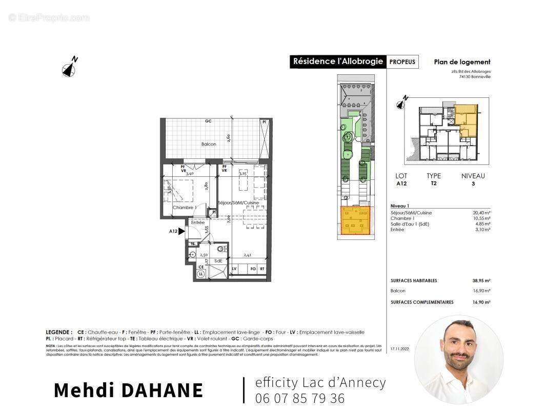 Appartement à BONNEVILLE