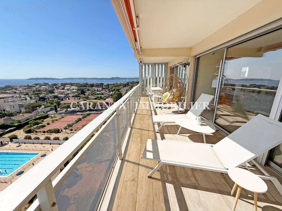 Appartement 3 pièces dernier étage Vue Mer avec garage, parking et cave résidence avec piscine et tennis - photo 2