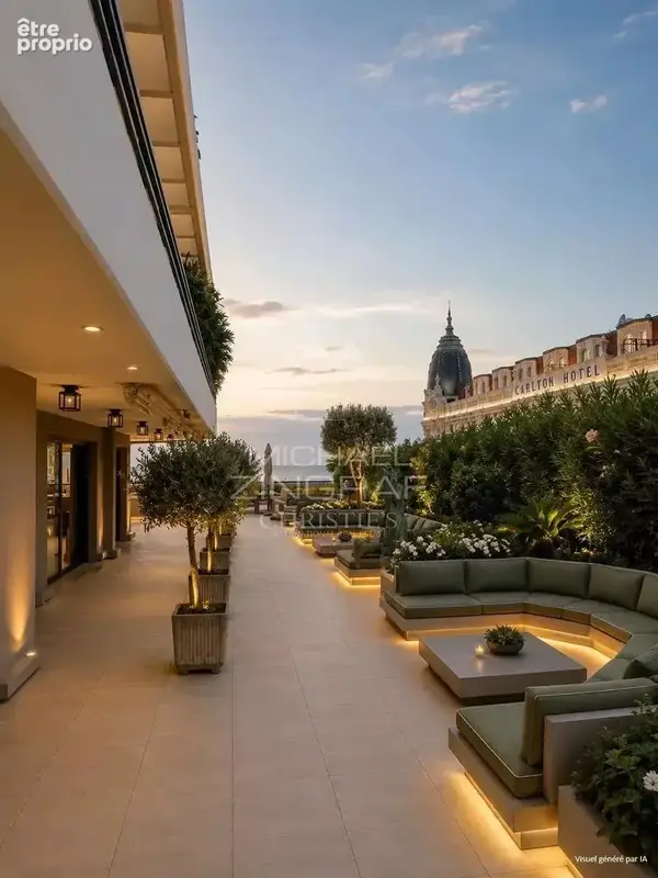 EXCLUSIVITE - CANNES Proche Carlton - Appartement d'exception avec spacieuse terrasse  vue mer - photo 4