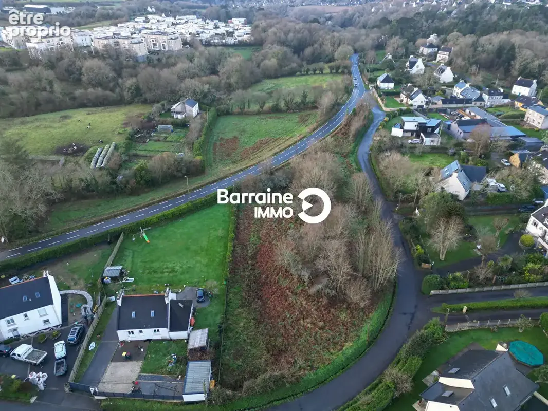A vendre brest kervao terrain 521 m² viabilisé libre de constructeur - photo 4