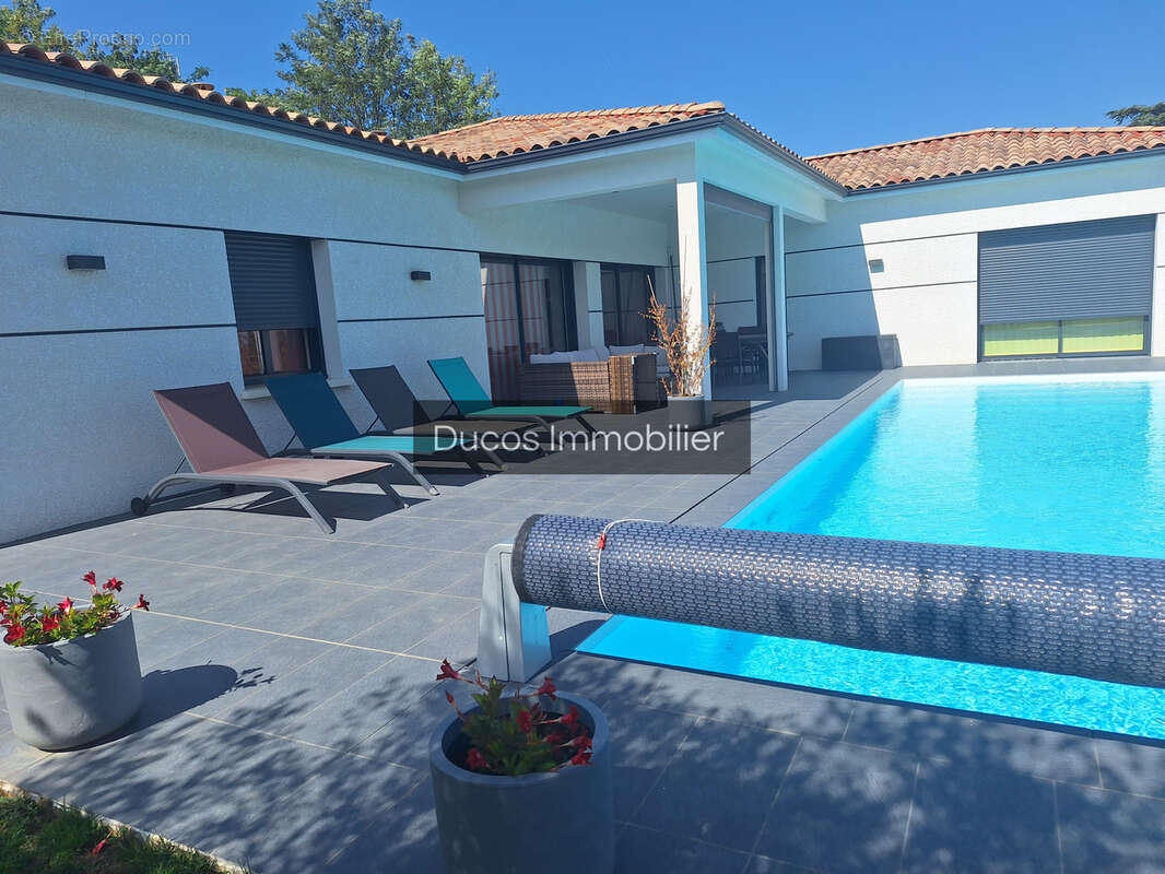 Maison contemporaine cocooning avec piscine   Vue paronamique   À 18 min de Marmande, 1 H de Bordeaux - photo 3