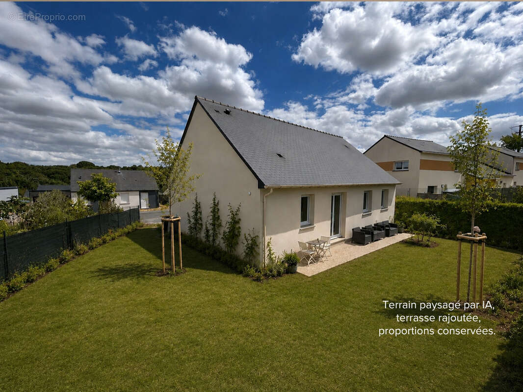 Saint-Senoux - Maison plain pied 84 m2 de 2023 - combles aménageables - photo 8