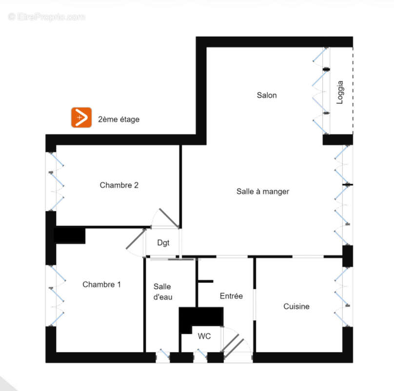 Appartement à MALZEVILLE