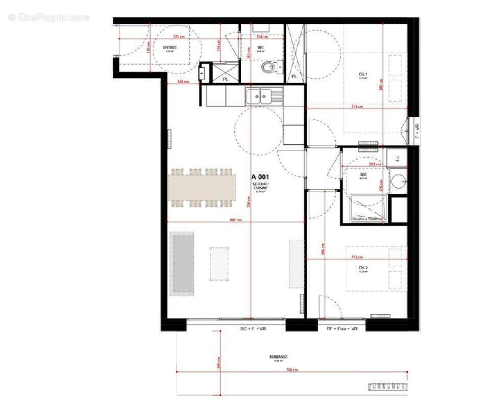 Appartement à ALLEMOND