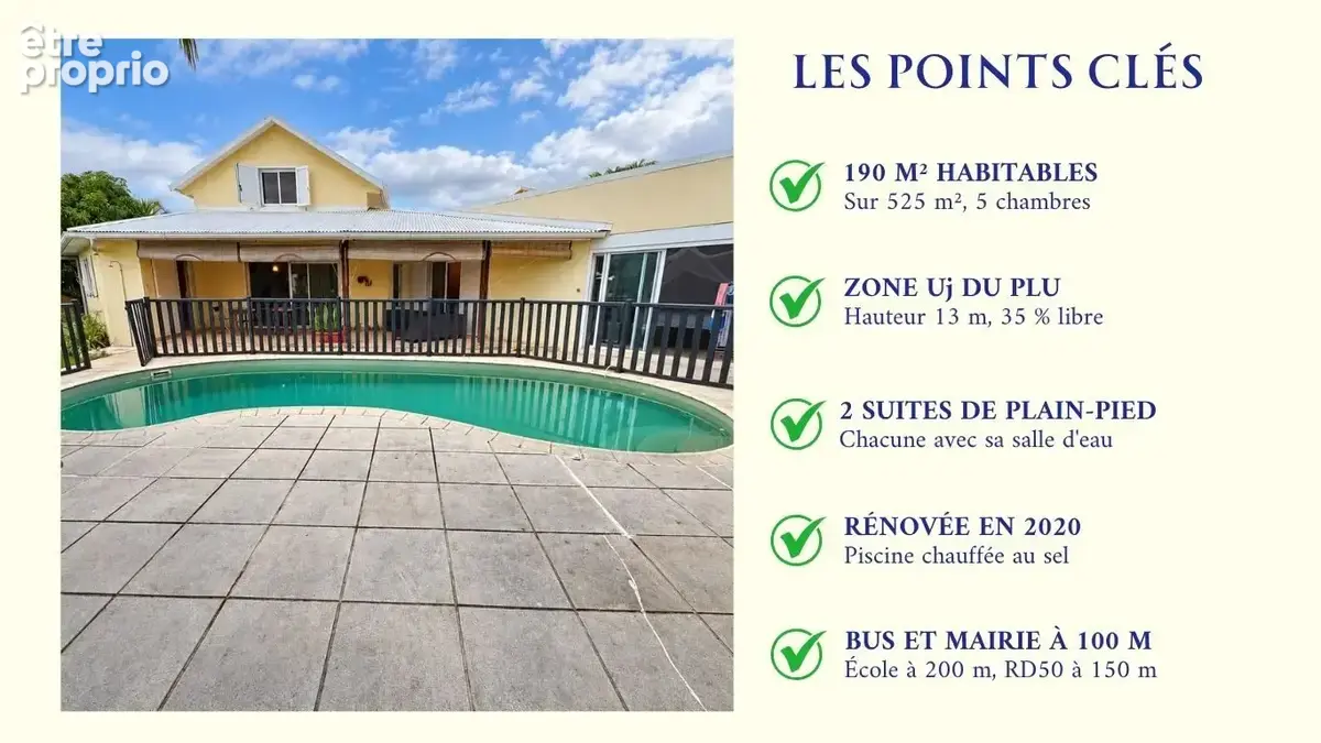 Maison 7 pièces 190 m² à vendre à Saint-Denis (97490) - photo 5