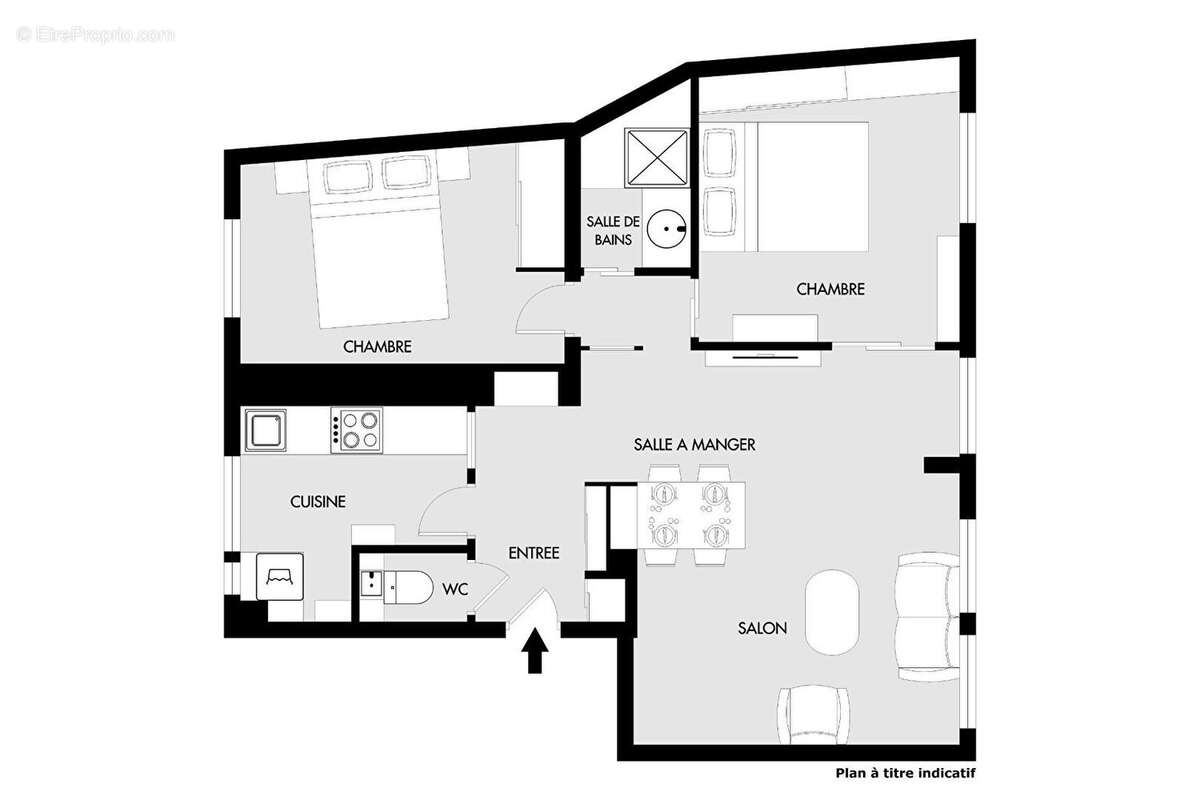 Appartement à PARIS-19E