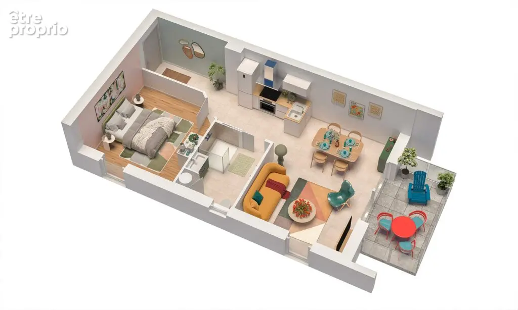 Le Conquet Appartement de type 2 avec terrasse. - photo 2