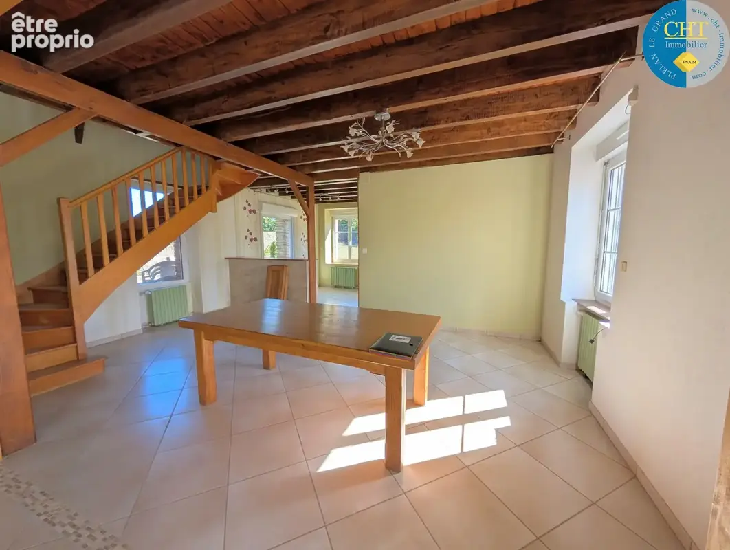 Ancien corps de ferme en pierres renove avec studio et dépendances à concoret (56430) avec cht immobilier - photo 6