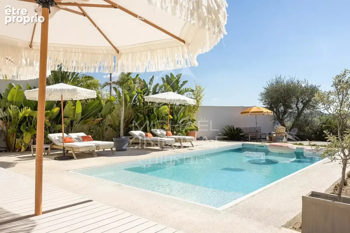 Nice - Bellet - Villa rénovée avec piscine, vue dégagée - photo 3