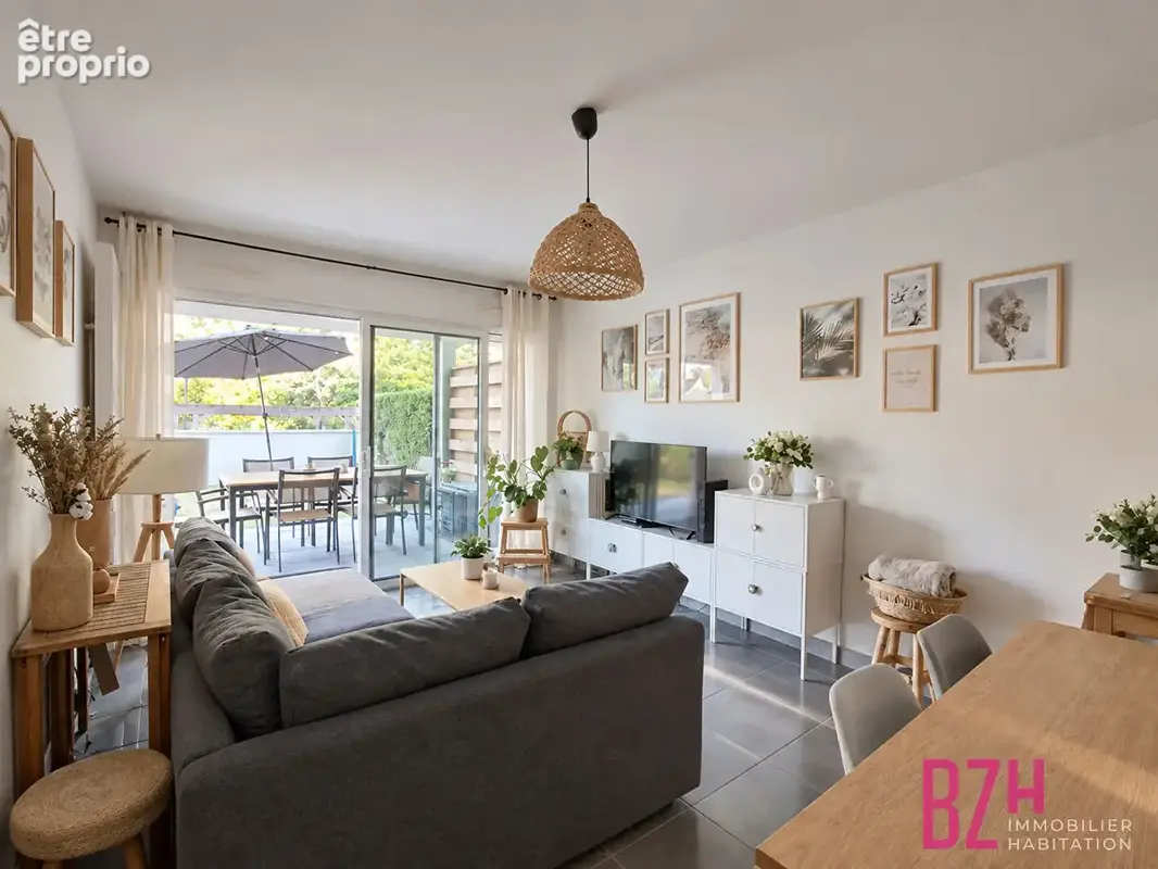 Appartement Vannes de 61.84 m2 rez de jardin - 2 chambres - garage - photo 2