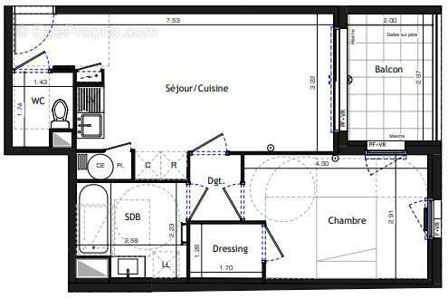Appartement à CASTELNAU-LE-LEZ