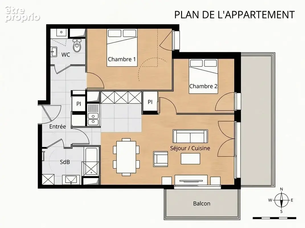 Appartement 3 pièces 62 m² à vendre à La Rochelle (17000) - photo 5