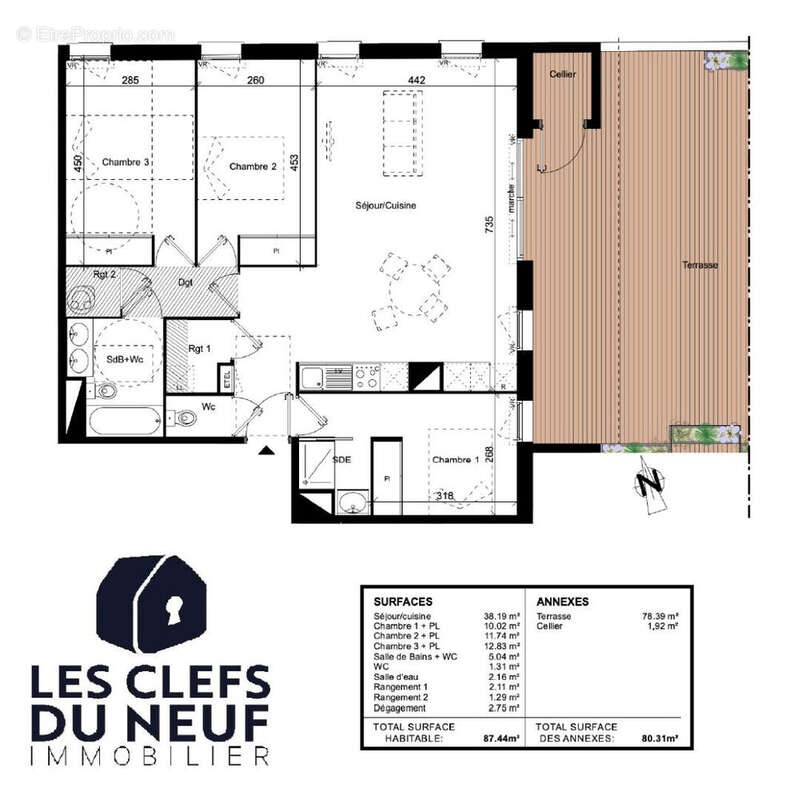 Appartement à MONTAUBAN