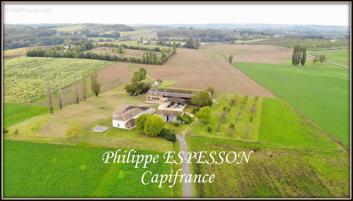 Corps de ferme en pierre sur un parc de 14000 m2 sur levignac de guyenne (47) - photo 2