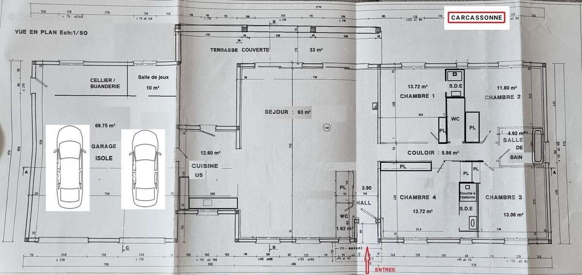 Maison à CARCASSONNE