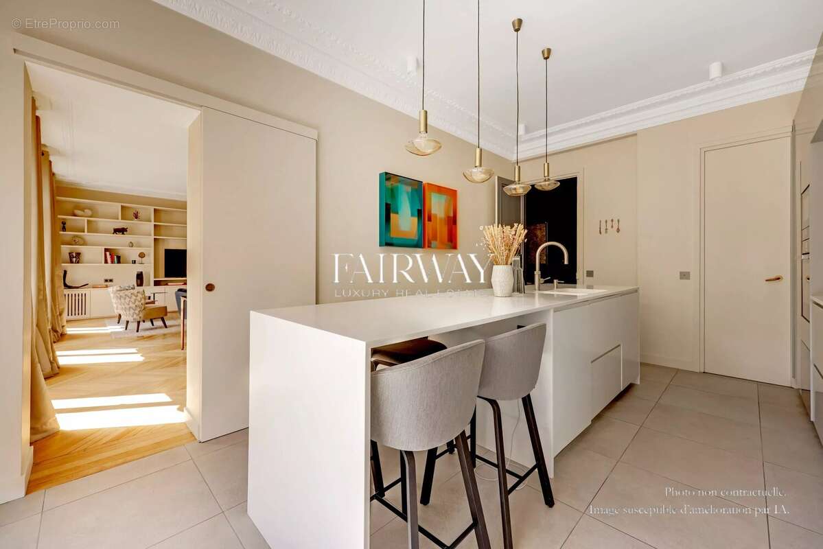 Paris 16 Passy – Appartement haussmannien rénové 180 m² avec studio indépendant - photo 5