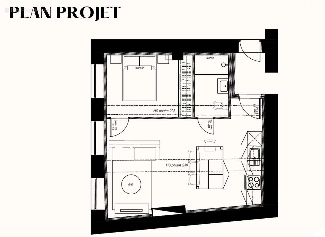 Appartement à LYON-1E