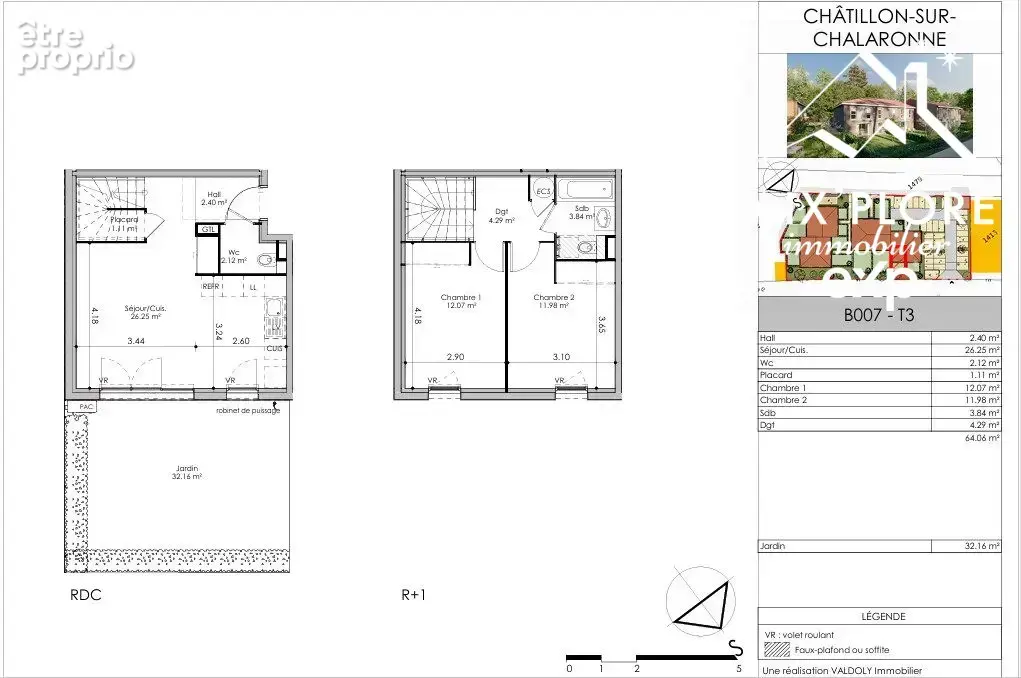 Maison 61 m² à Chatillon-Sur-Chalaronne  - photo 5