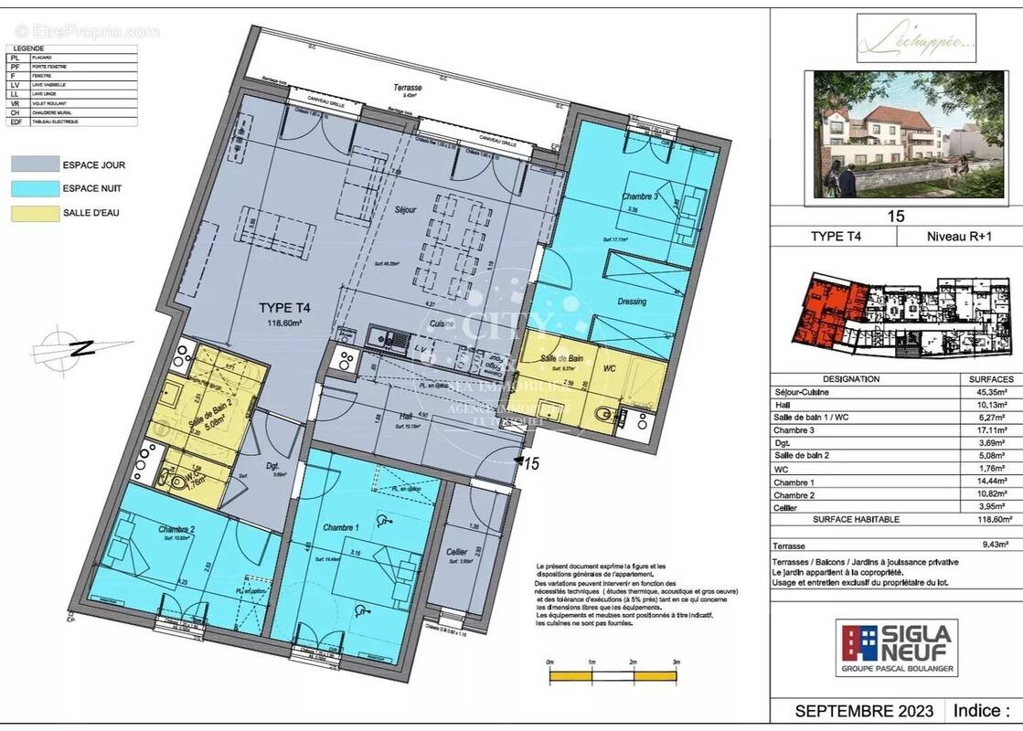 Appartement à MONTREUIL