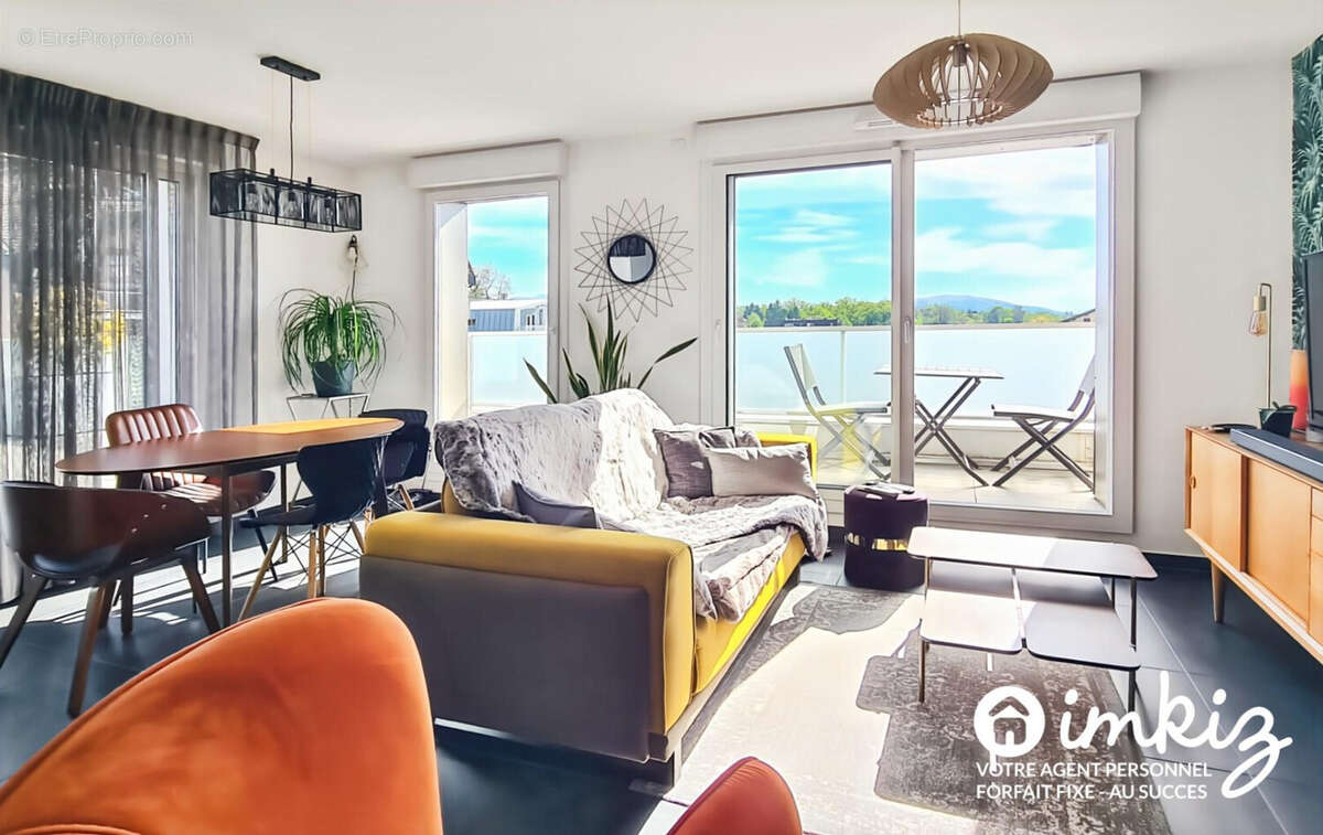 Duplex attique 84 m²+terrasse 49 m²  proche Genève - photo 8