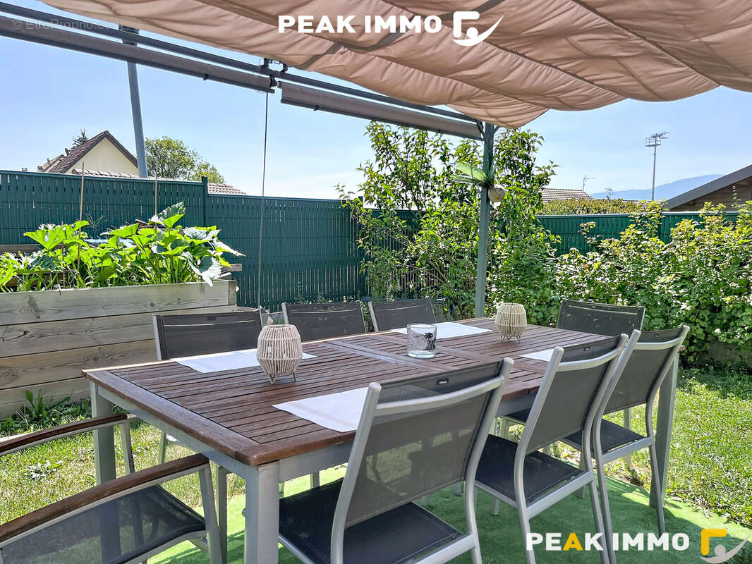 CRANVES-SALES - Maison mitoyenne de 104m2 avec jardin et piscine - photo 2