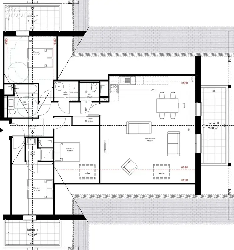 Appartement 4 pièces 104 m² à vendre à Pleneuf-Val-Andre (22370) - photo 9
